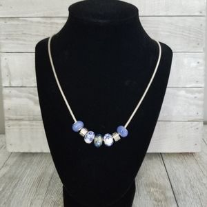 Blue Beaded Necklace